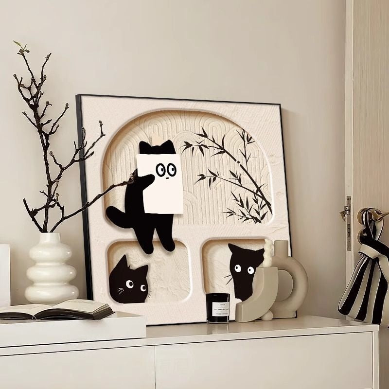 Cat Cream-colored Desktop Decoration Picture